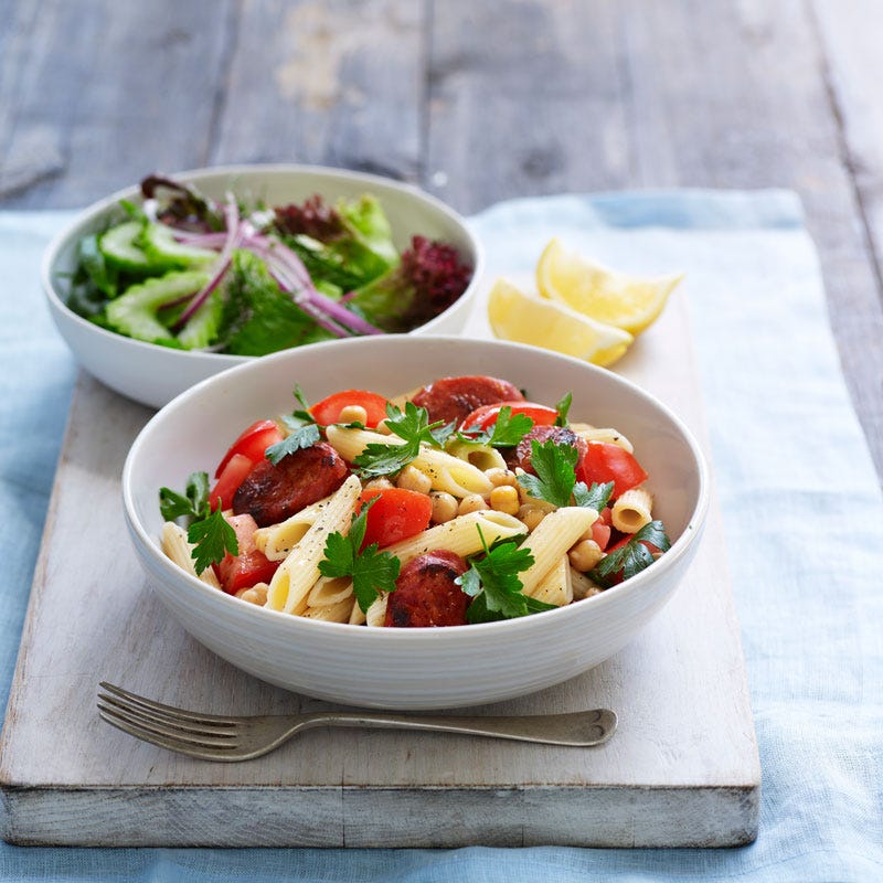 Photo of Chorizo, tomato and chickpea pasta by WW