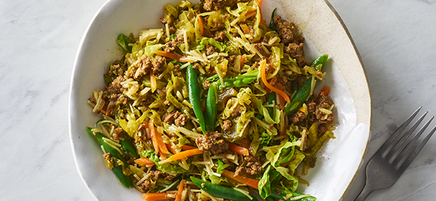 Beef mince chow mein
