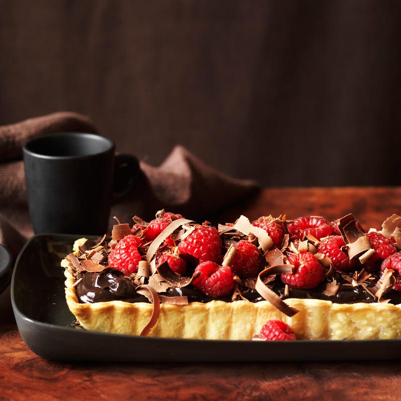 Photo of Chocolate and raspberry tart by WW
