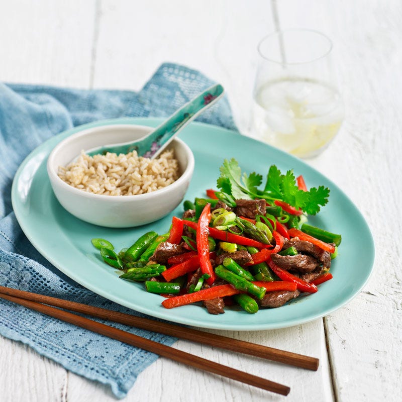 Photo of Beef and black bean stir-fry by WW