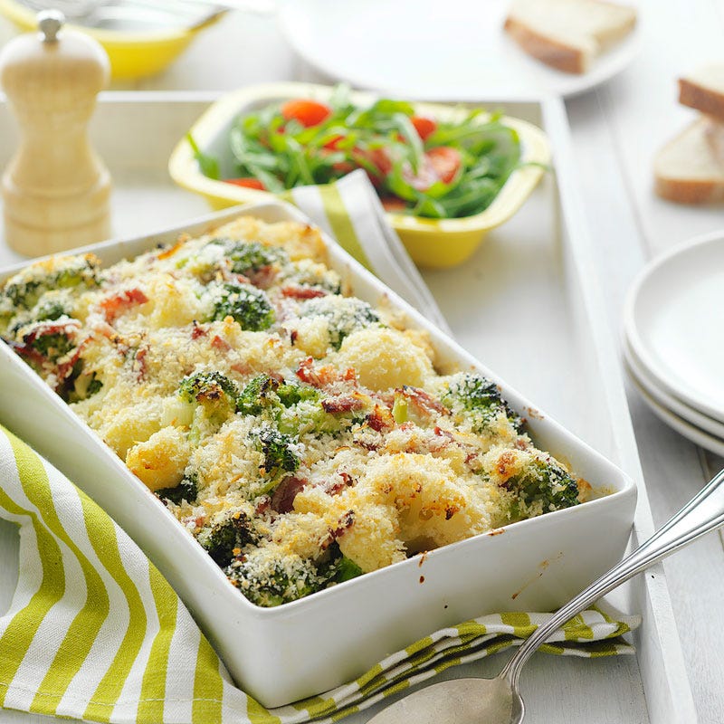 Photo of Broccoli, cauliflower and ham bake by WW