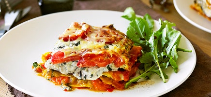 Chargrilled vegetable lasagne