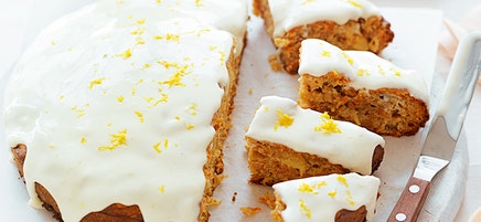 Carrot and pineapple cake