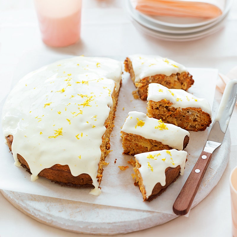 Carrot and pineapple cake