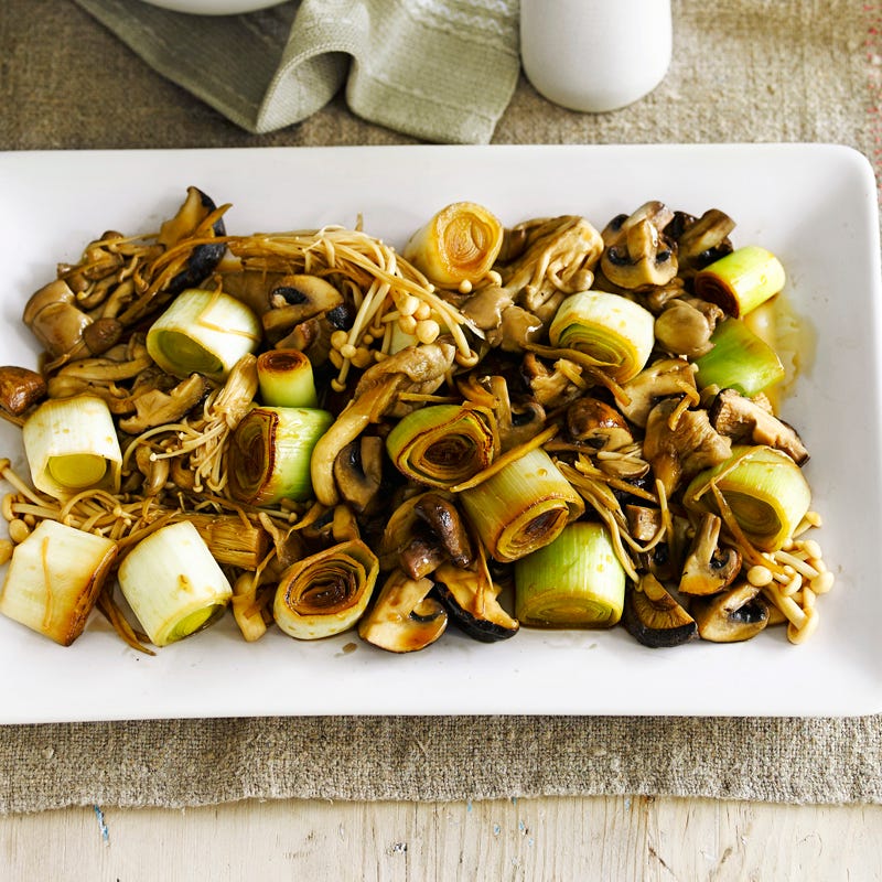 Photo of Teriyaki leek and mixed mushrooms by WW