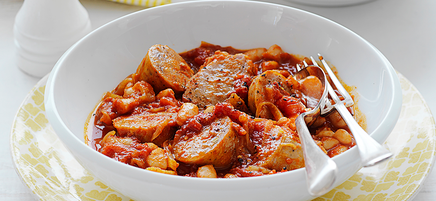Sausage and bean casserole