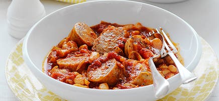 Sausage and bean casserole