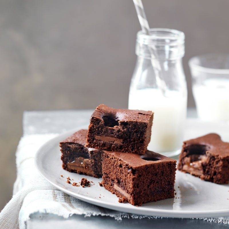 Photo of Choc-caramel brownies by WW