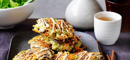 Okonomiyaki (Japanese pancake)