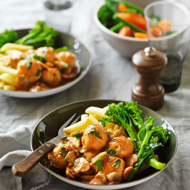 Photo of Chicken meatball stroganoff by WW