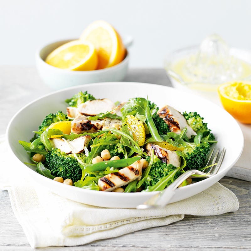 Chargrilled chicken and orange salad