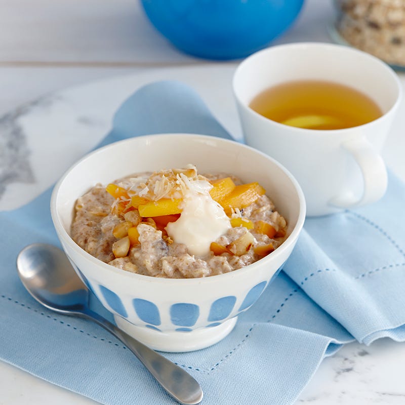 Tropical bircher muesli