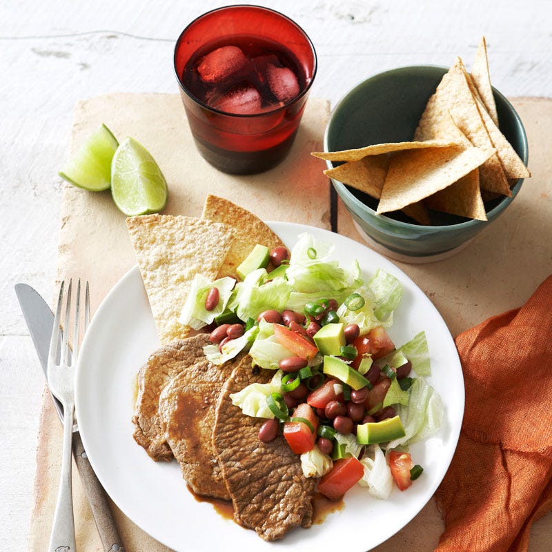 Photo of Tex Mex steak and salad by WW