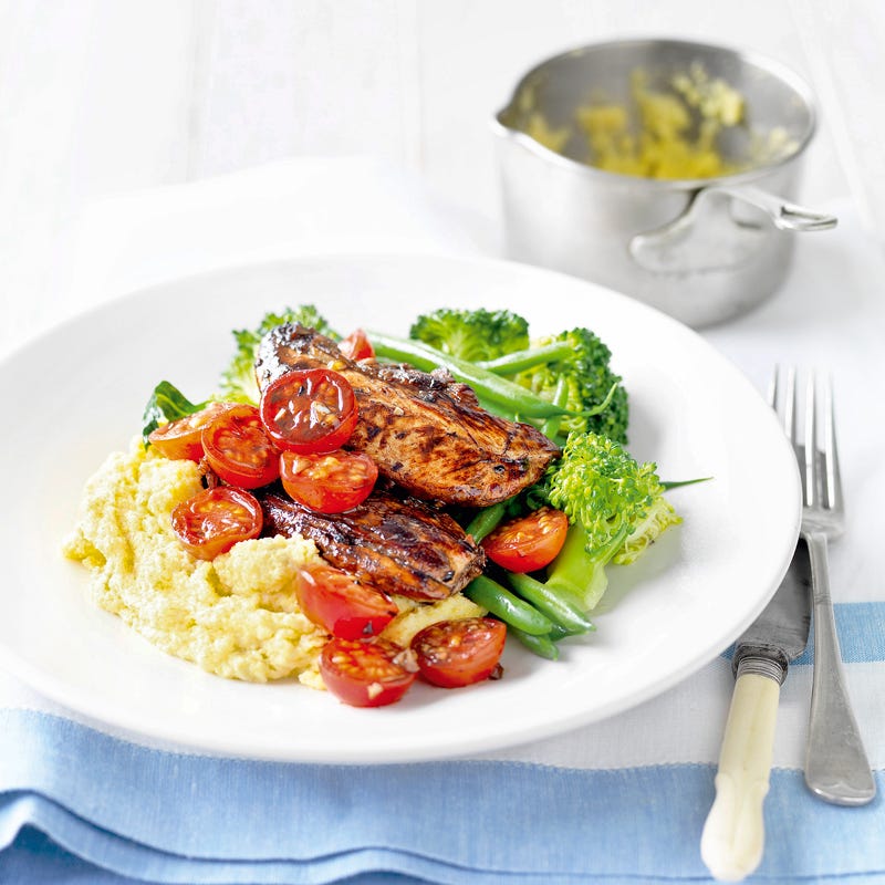 Photo of Balsamic chicken with polenta by WW