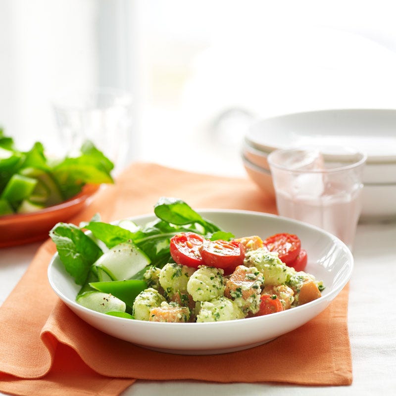 Photo of Gnocchi with parsley and basil pesto by WW