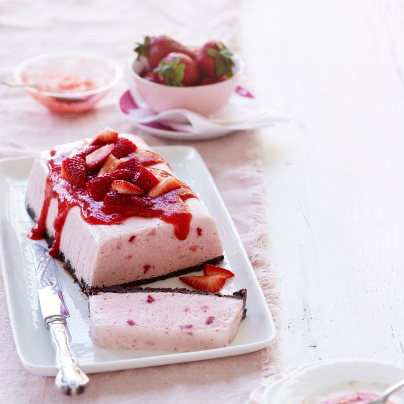 Photo of Strawberry and chocolate semifreddo by WW