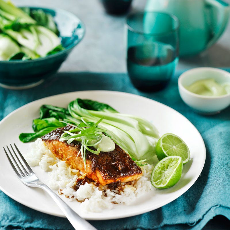 Photo of Wasabi teriyaki salmon by WW