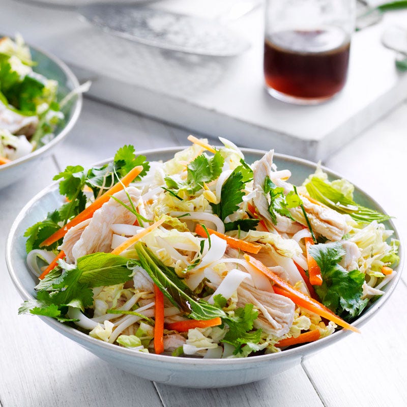 Photo of Coconut and lemongrass poached chicken salad by WW