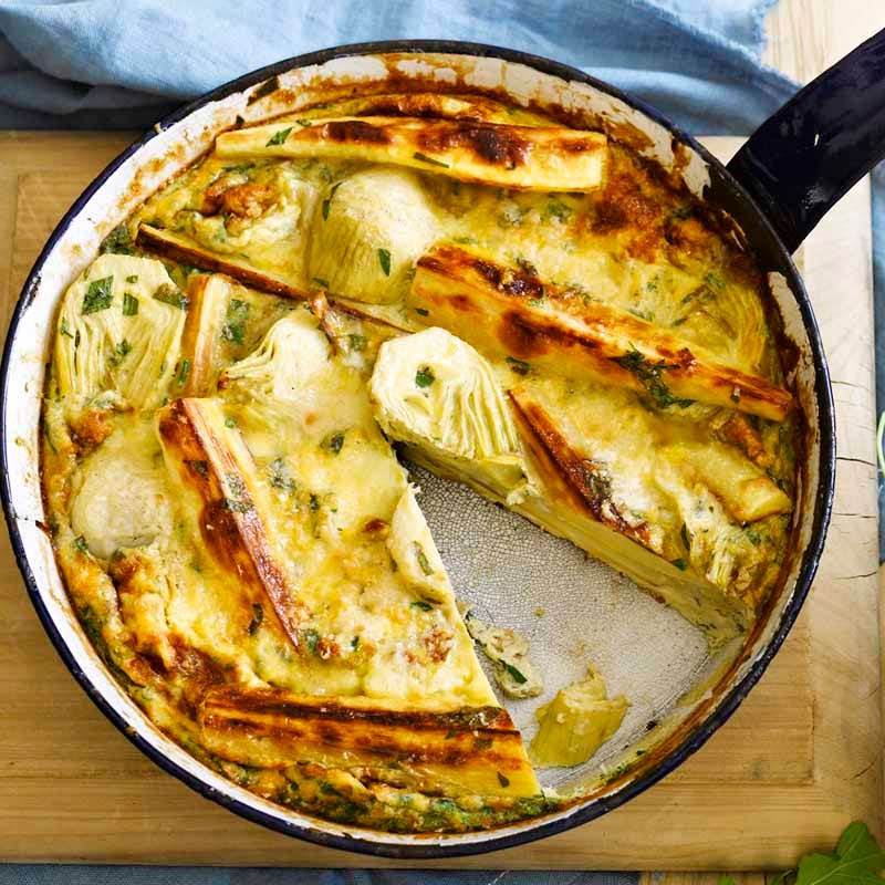Photo of Artichoke, parsnip and parmesan frittata by WW
