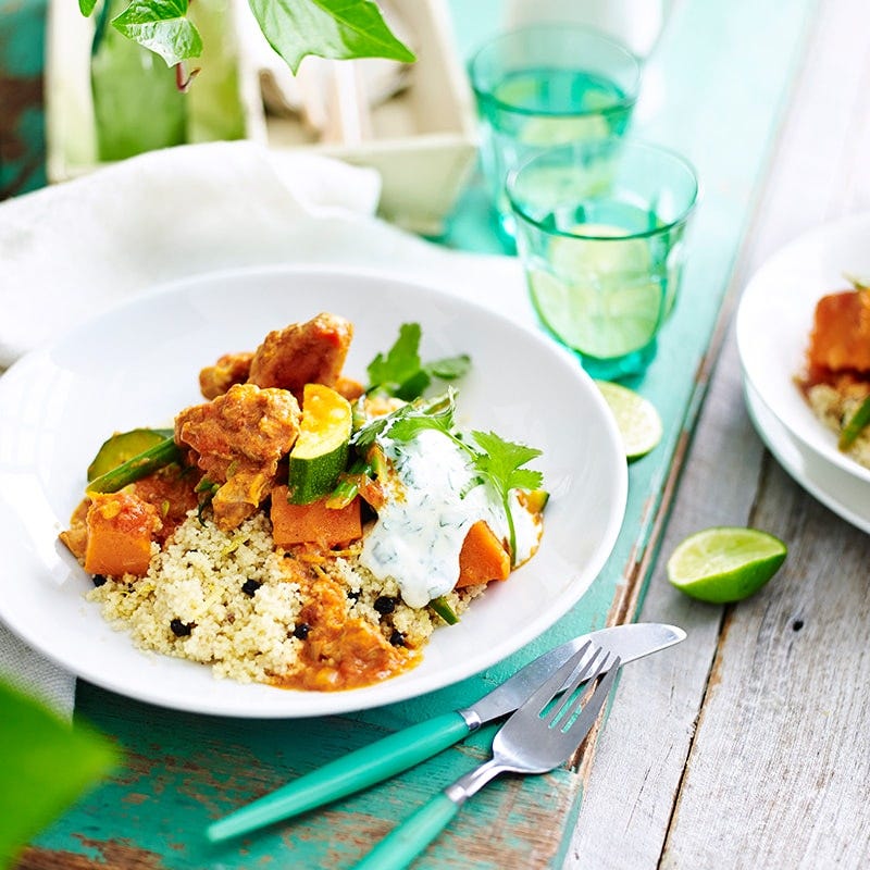 African chicken curry