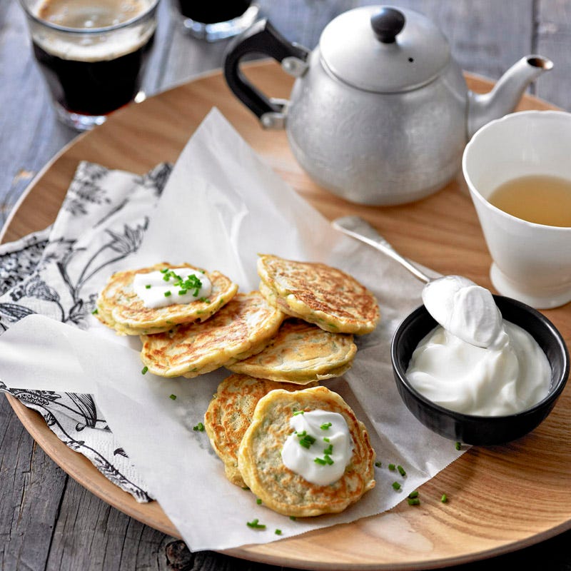 Photo of Zucchini, ham and chive pikelets by WW