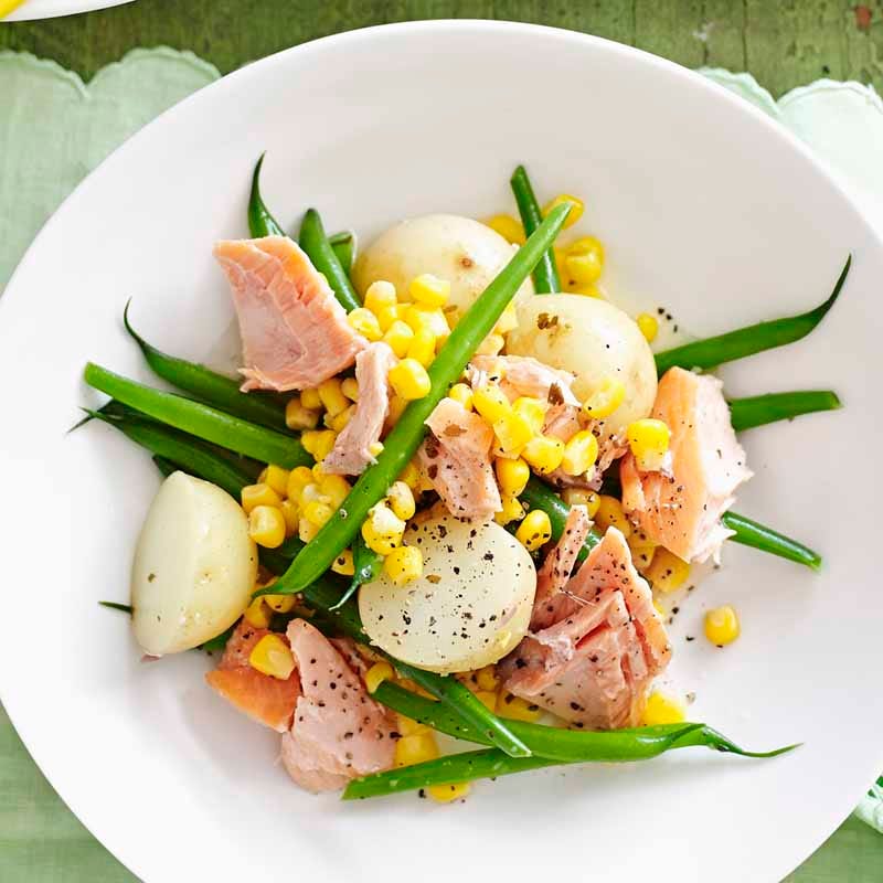 Photo of Hot smoked salmon salad by WW
