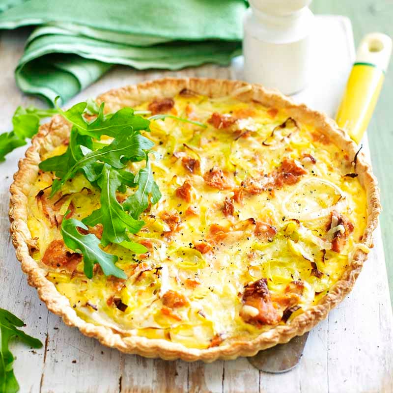 Photo of Salmon and leek quiche by WW