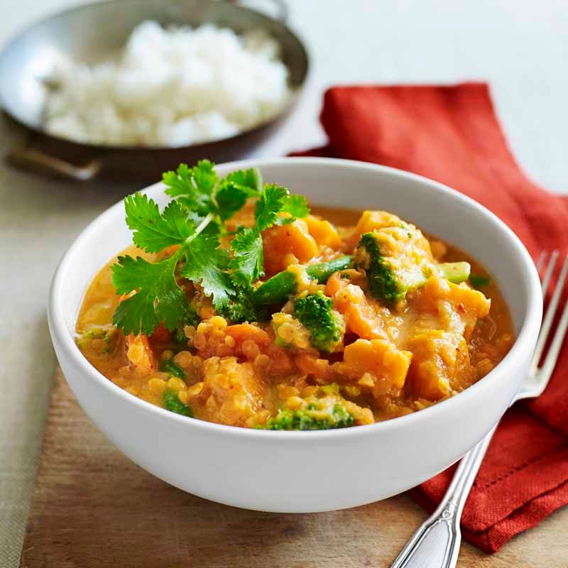 Red vegetable curry