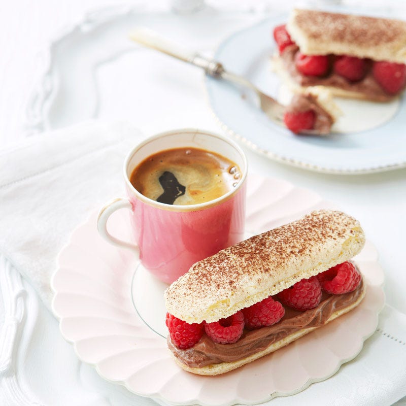 Photo of Choc raspberry eclairs by WW