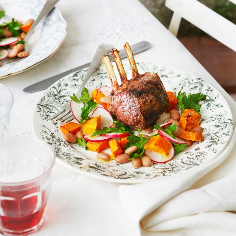 Photo of Sumac Lamb with Pumpkin and Borlotti Bean Salad by WW