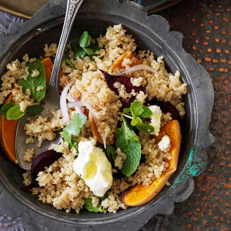 Photo of Warm Quinoa salad with roasted pumpkin and beetroot by WW