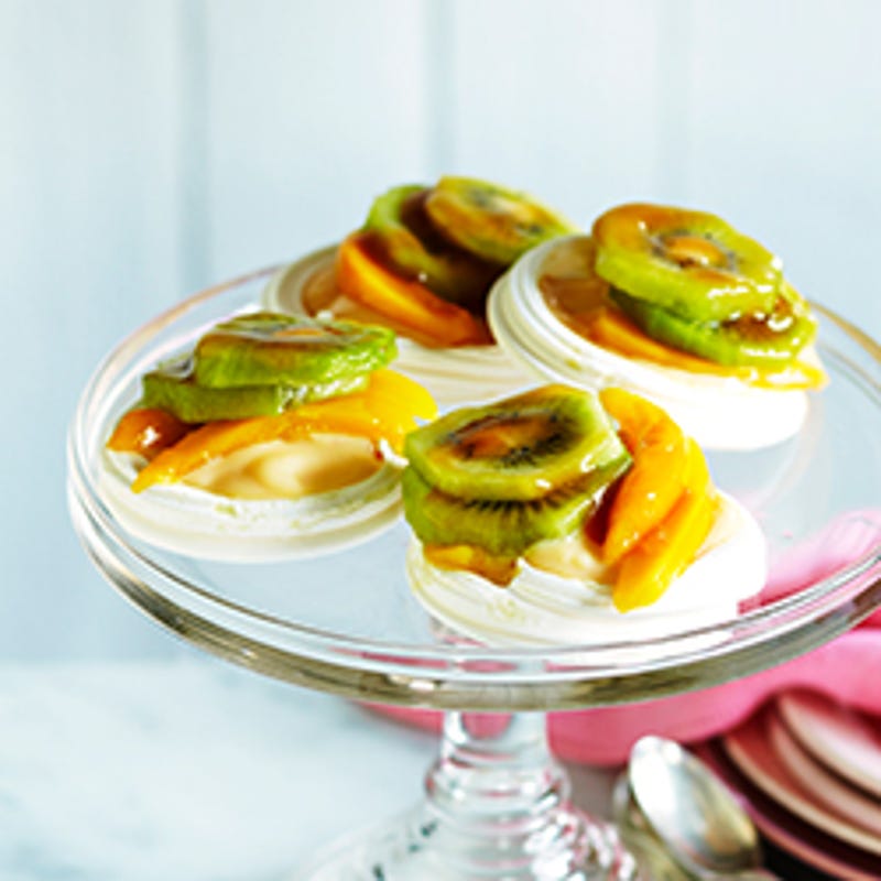 Caramel aussie pavlova nests