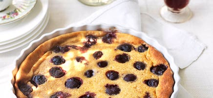 Cherry clafoutis