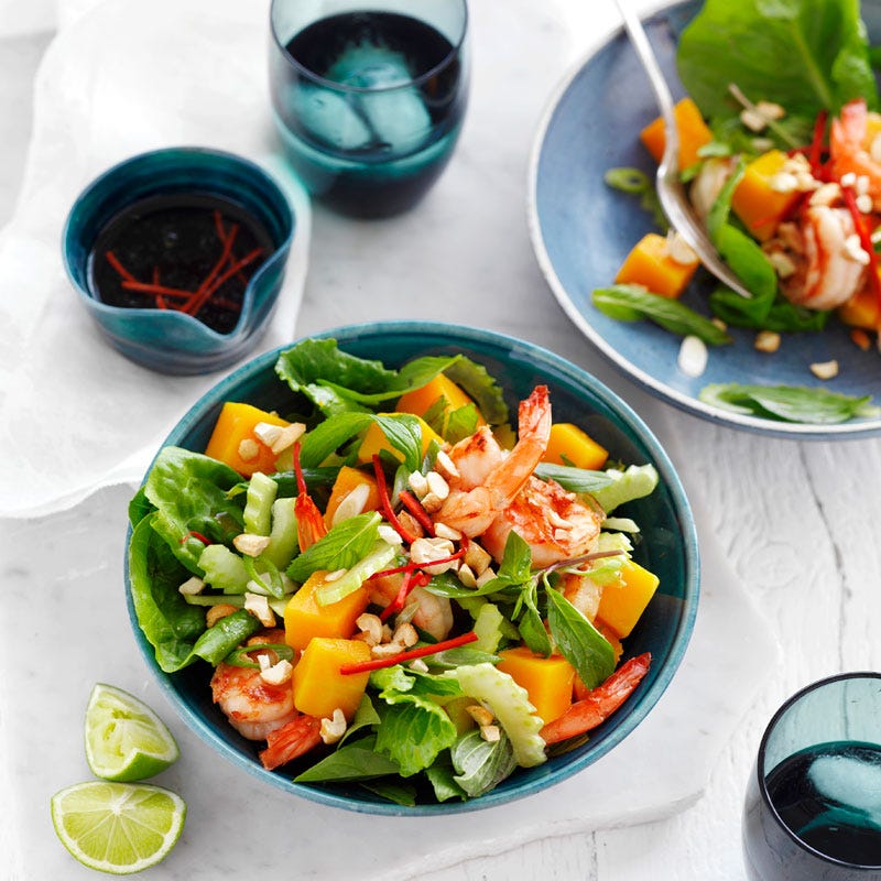 Photo of Thai prawn and pumpkin salad by WW