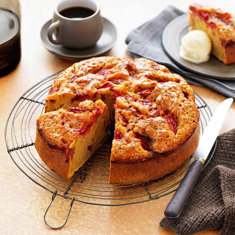 Photo of Warm rhubarb cake by WW