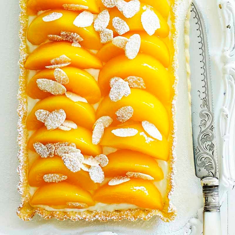 Photo of Peaches and cream tart by WW