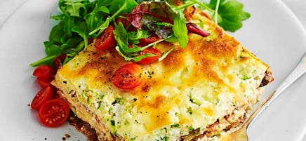 Ricotta and mixed mushroom lasagne