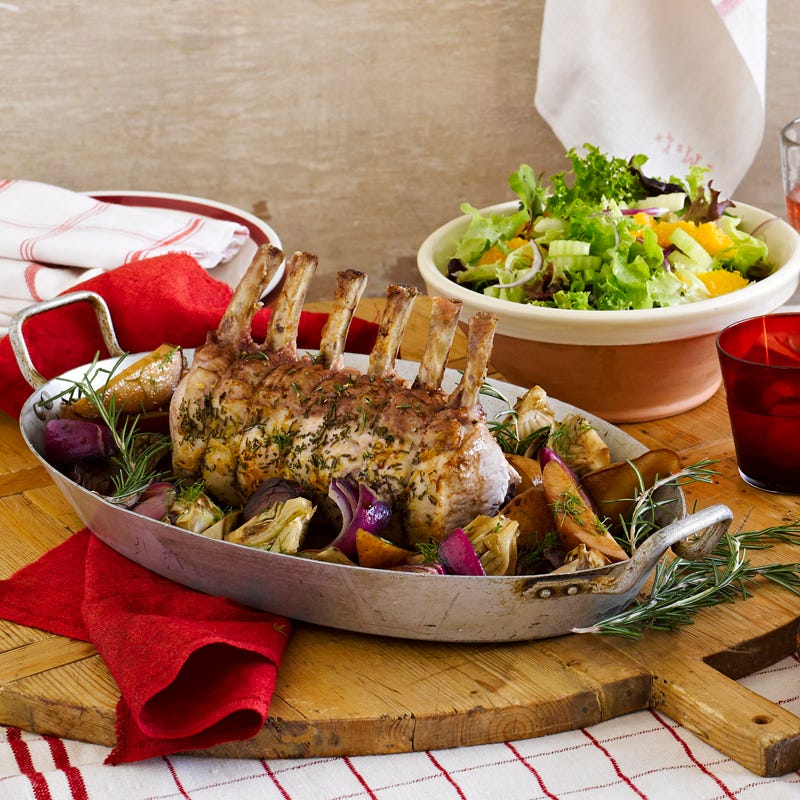 Photo of Pork with caramelised pear, fennel and witlof by WW
