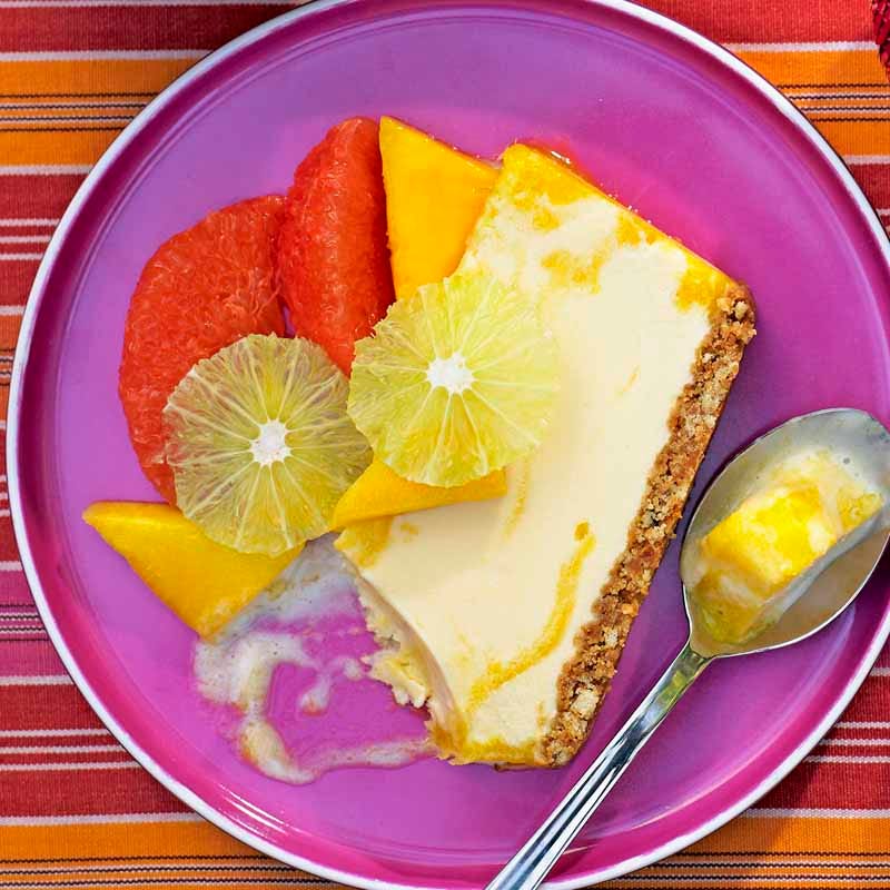 Photo of Frozen mango yoghurt terrine with citrus salad by WW