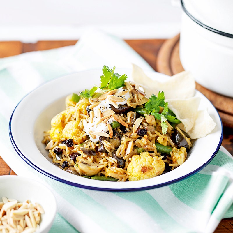 Vegetable biryani