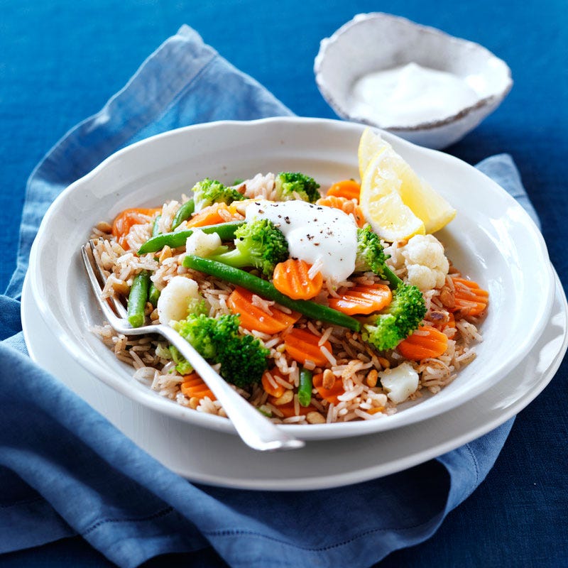 Photo of Middle Eastern vegetarian pilaf by WW