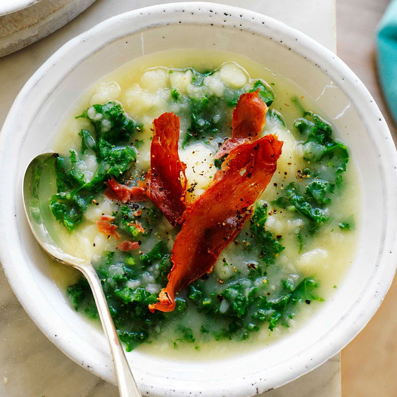 Photo of Caldo verde (potato and kale soup) by WW