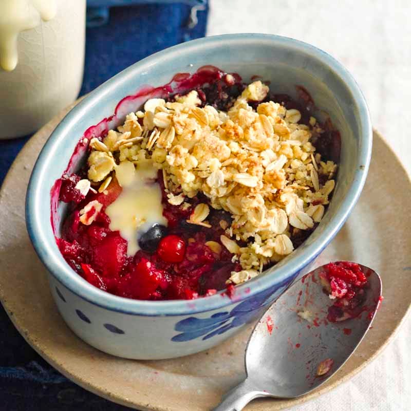 Photo of Apple and mixed berry crumble by WW