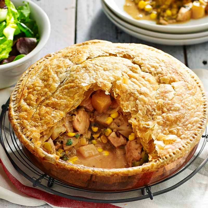 Photo of Creamy chicken pie by WW