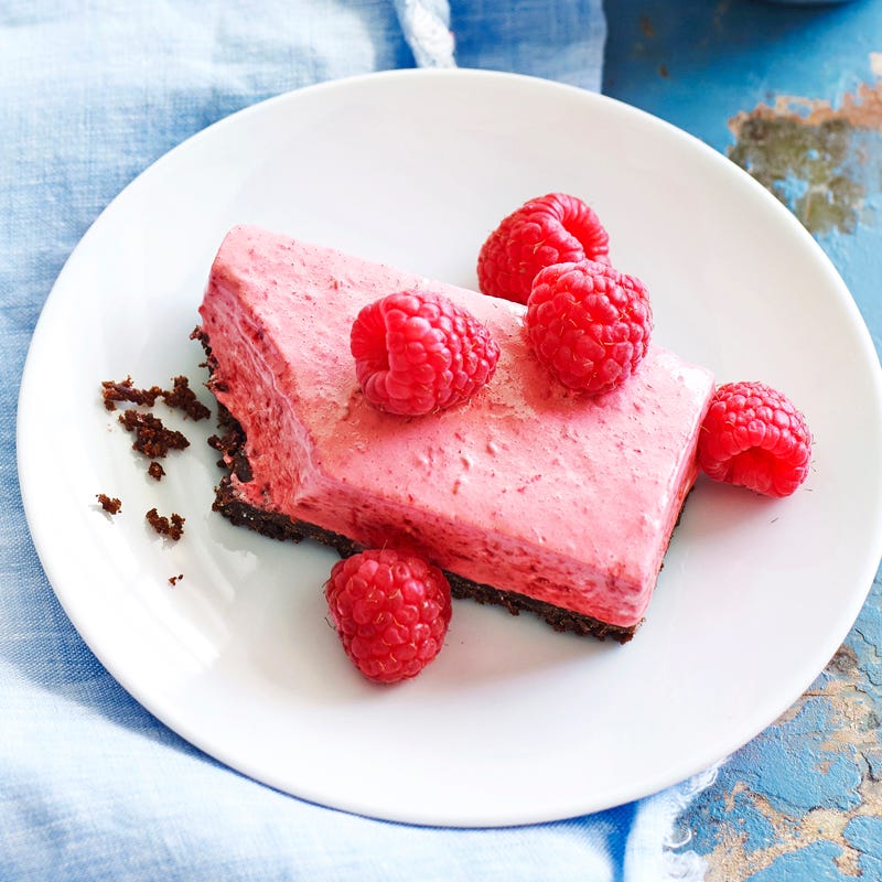 Photo of Frozen raspberry and chocolate slice by WW
