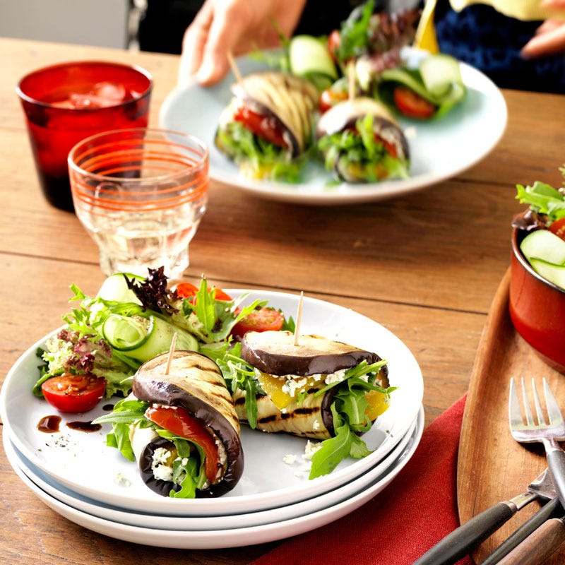 Photo of Feta, yoghurt and eggplant rolls by WW