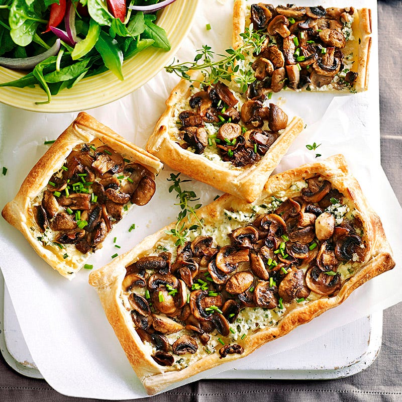 Photo of Mushroom and chive tart by WW