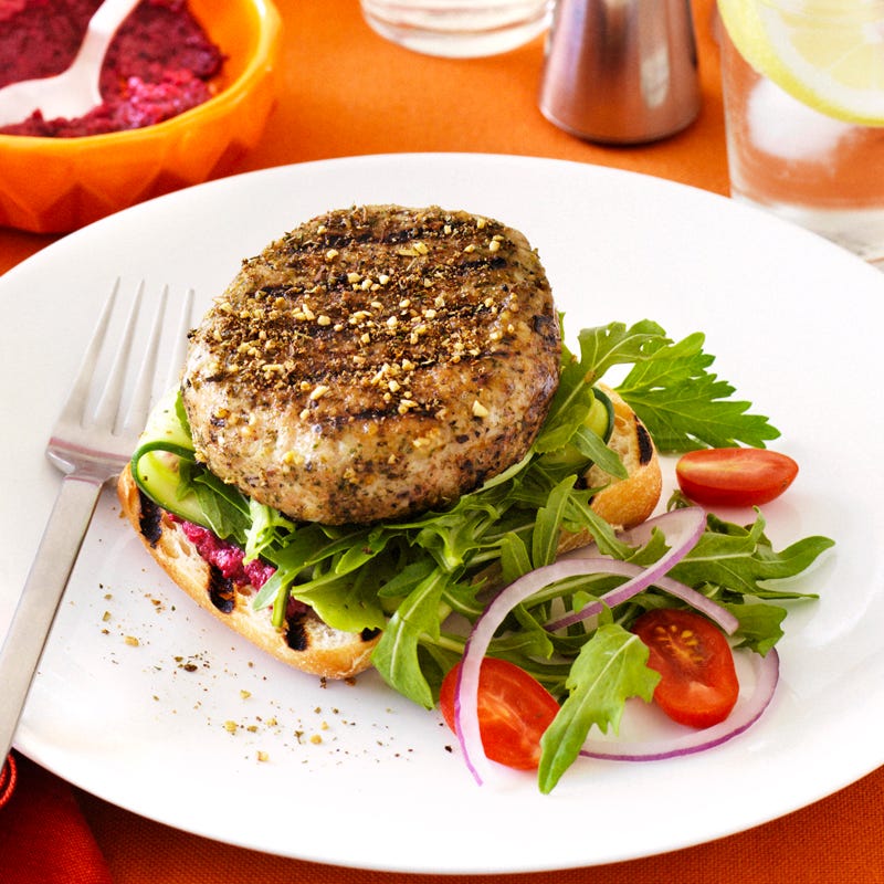 Photo of Open chicken burger by WW