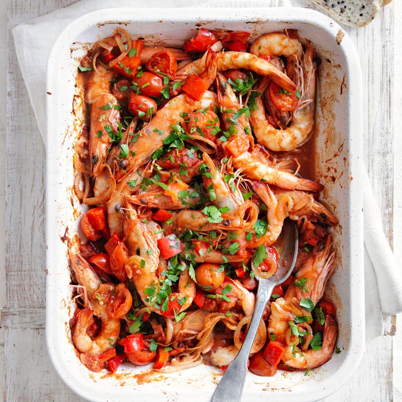 Photo of Spanish baked prawns by WW