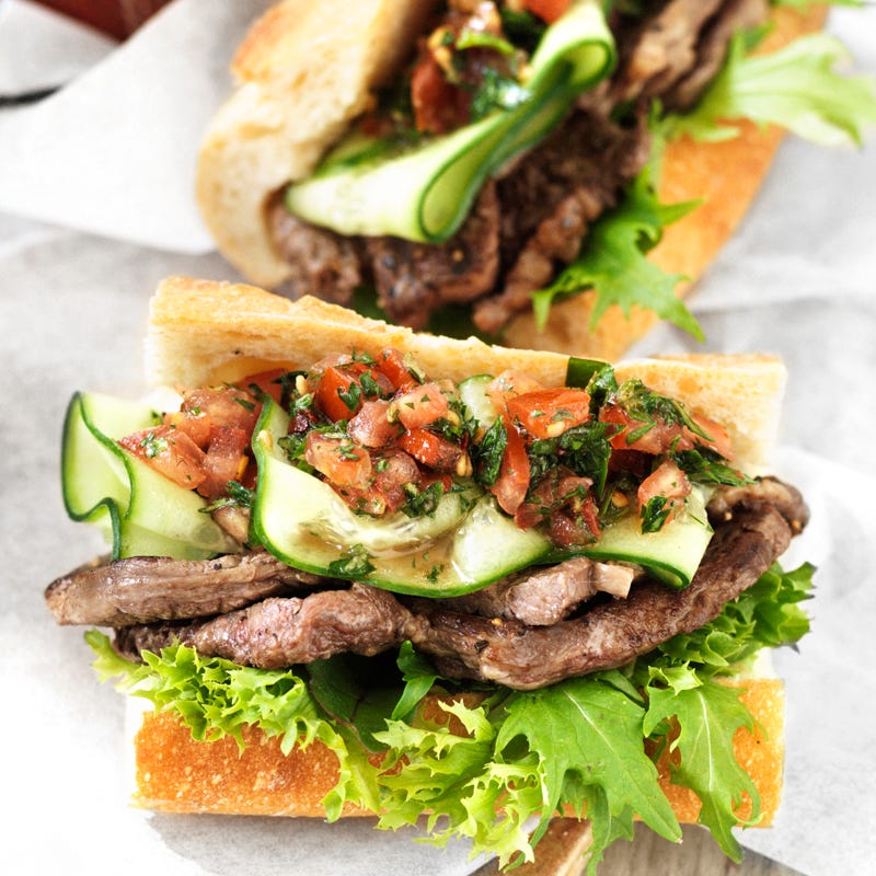 Photo of South american chilli steak sandwich by WW